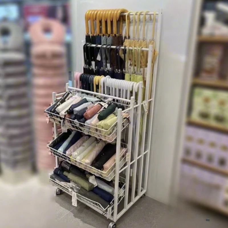 

Umbrella Shelf Display Rack Supermarket Long Handle Umbrella Shelf Umbrella Display Rack Belt Rack Commercial