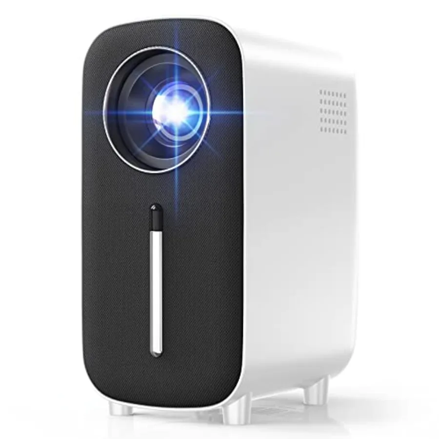 

Мини-проектор Bluetooth портативный 1080P 4K для дома и улицы, белый LED видеопроектор, совместимый с ТВ-приставкой, ноутбуком, телефоном