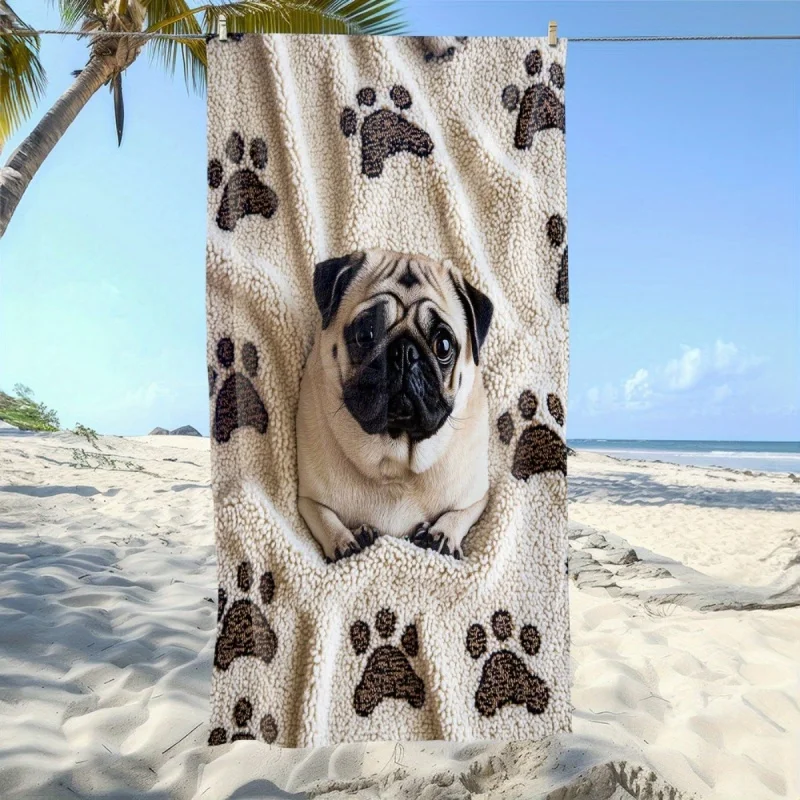 Newest Chocolate Candy Cartoon Print Microfiber Beach Towel Colorful Fun Summer Pool Bath Towel