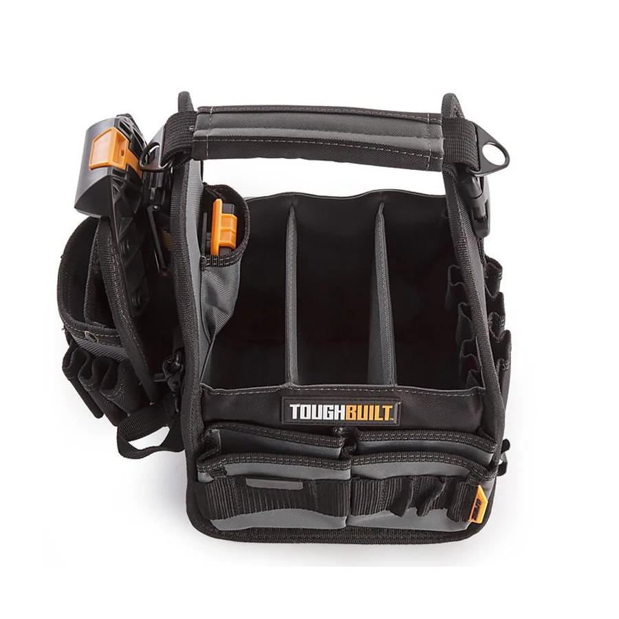 Imagem -03 - Toughbuilt Tote Pouch com Cliptech Tote Pouch Inclui Hubs Cliptech 31 Bolsos e Loops Tb-ct1808