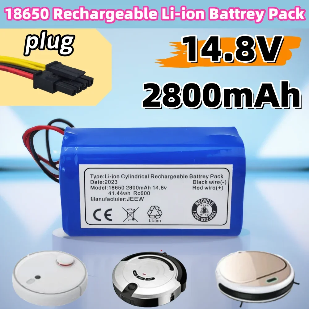 

New 14.8V 2800mAh Li-ion Battery Pack For LIFERO RX9 Robot Vacuum Cleaner Part