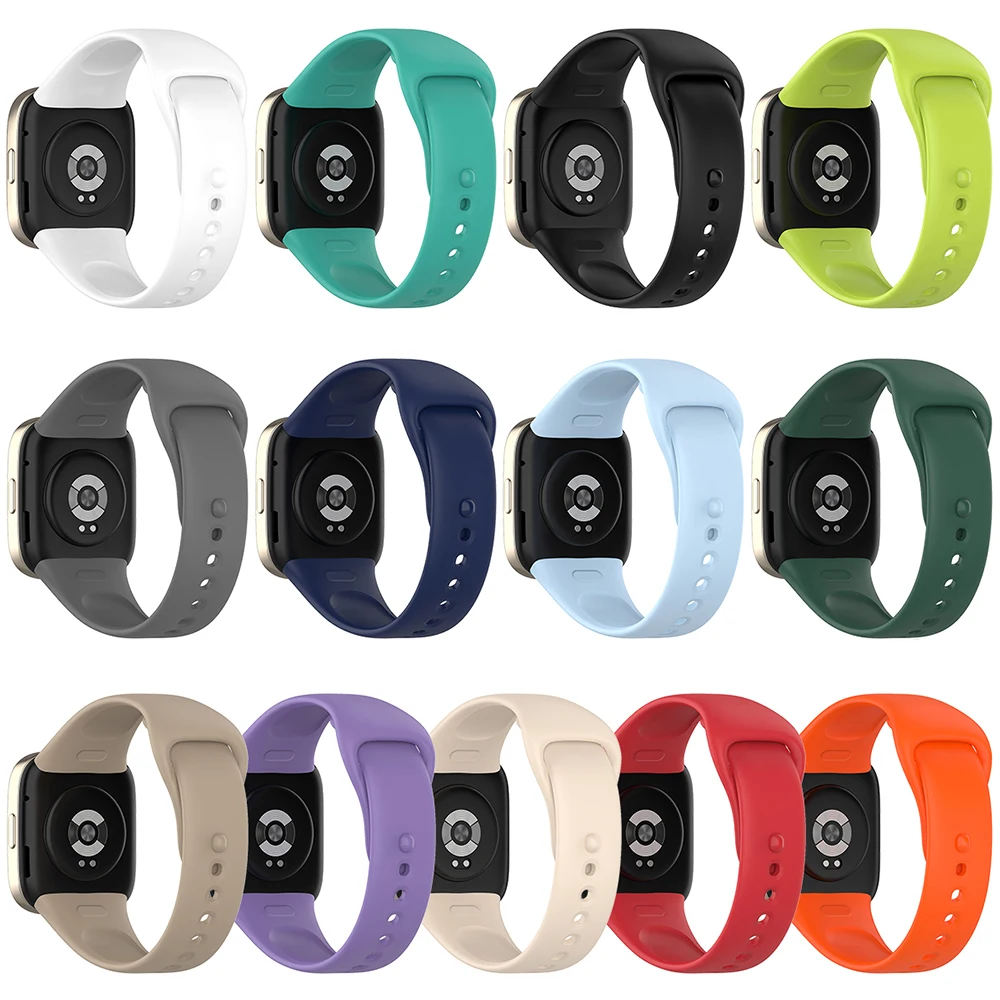 For Redmi Watch 3 Silicon Watch Strap High Quality Silicon Smart Watchband Band Colorful Belt Wristband Correa