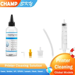 Solution pour imprimantes et livres, nettoyant pour adhérence d'encre, nettoyant pour tête d'impression, liquide pour livres et outils pour HP/IL/Brother/Epson