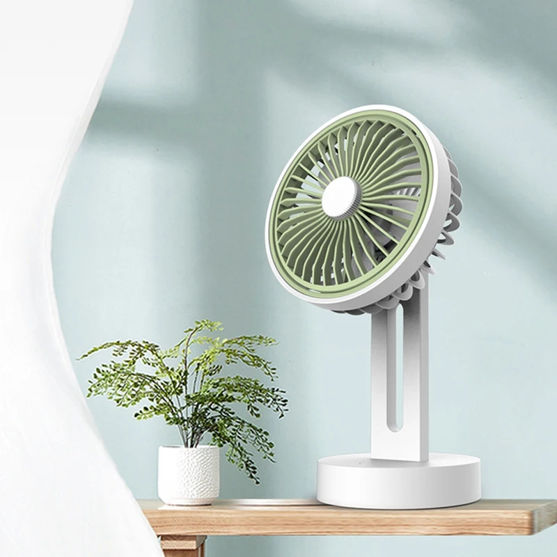ใหม่กลางแจ้งแบบพกพามือถือ USB ชาร์จพัดลมขนาดเล็ก MINI Silent Desktop พัดลมขนาดเล็ก 180 องศาหมุนพัดลม