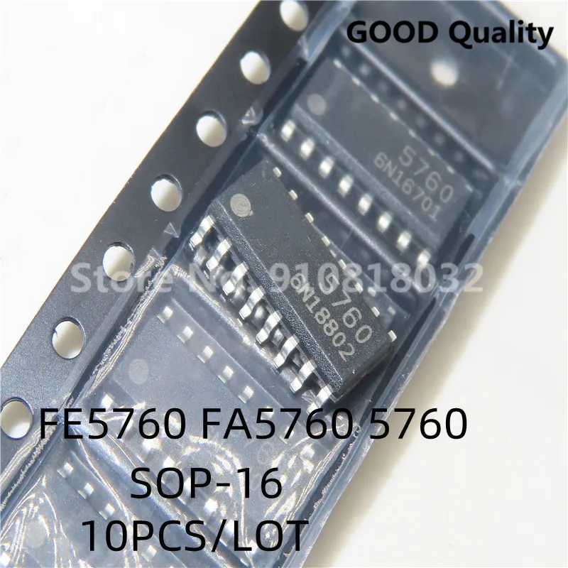 10PCS/LOT FE5760  FA5760 5760 SOP-16 LCD power chip In Stock