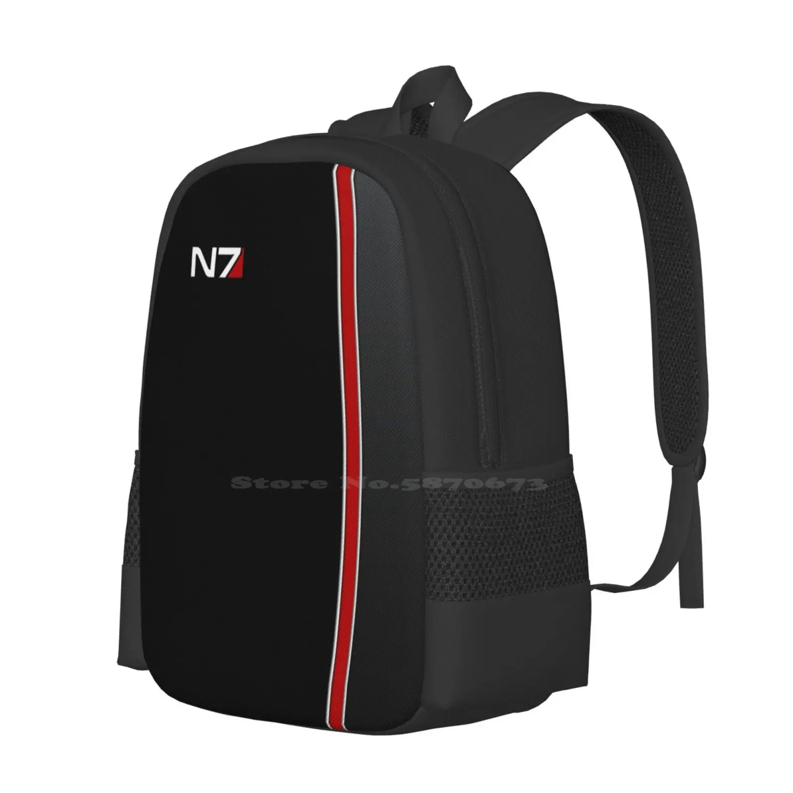 N7 Mass Effect Emblem! Hot Sale Backpack Fashion Bags N7 Masseffect Commandershepard Femaleshep Bioware Eagames Garrus Tali