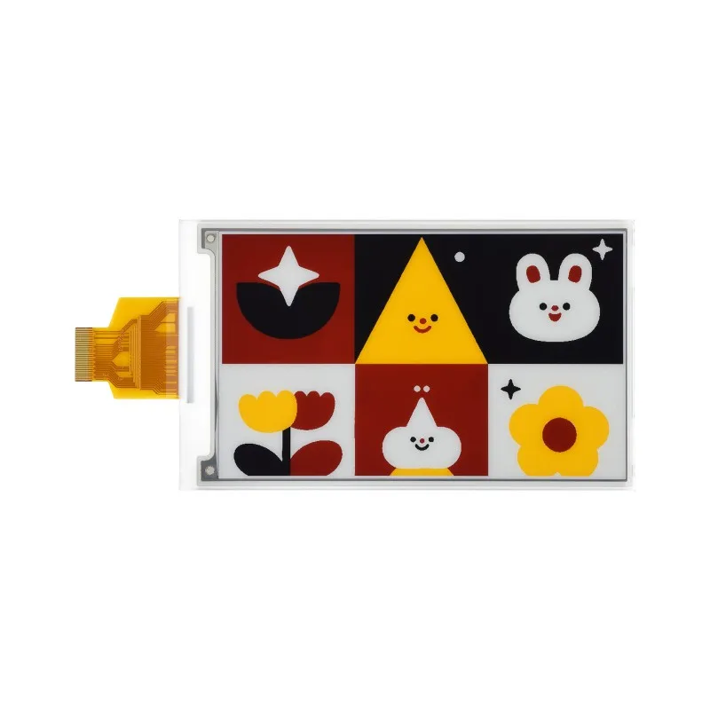 Waveshare 4.26inch E-Paper Display (G),800×480 Resolution,Red/Yellow/Black/White,SPI Communication Interface,Standard 40PIN GPIO