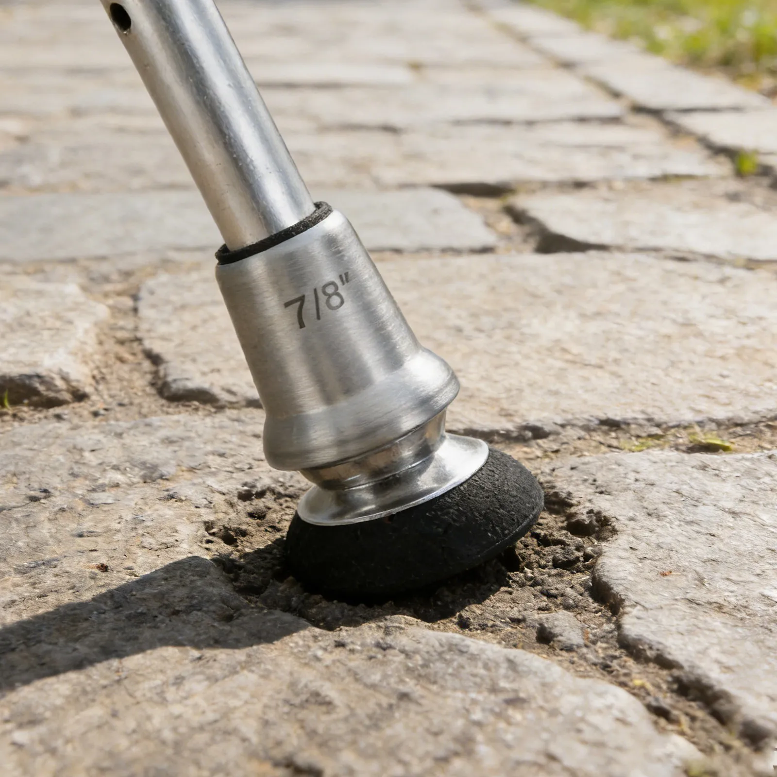 

Axillary Crutch Tip Stainless Steel Rubber Jointed Rotating Walking Cane Foot 360 Degree Traction Crutch Tip Replacement