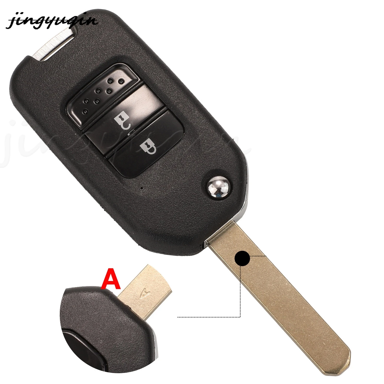 jingyuqin 2/3BTN Remote Key Fob 433MHz HLIK6-3T TWB1G721 For Honda Civic Accord City CR-V Jazz XR-V Vezel HR-V FRV Spirior JADE