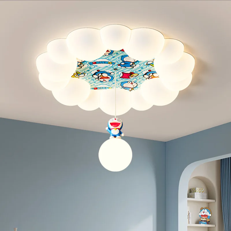 

Children's Room Boys Girls Bedroom Ceiling Lights LED Blue Cat Cloud Light Cute Romantic Baby Room Princess Room Ceiling Lamps