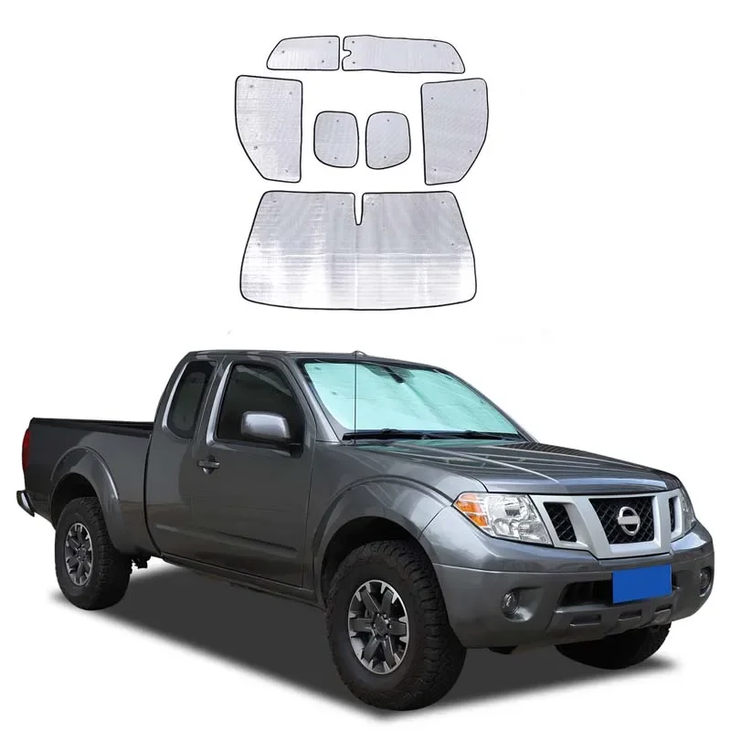 

For Nissan Frontier 2018-2021 Car full window glass sunshade Silver tape/aluminum foil car Accessories