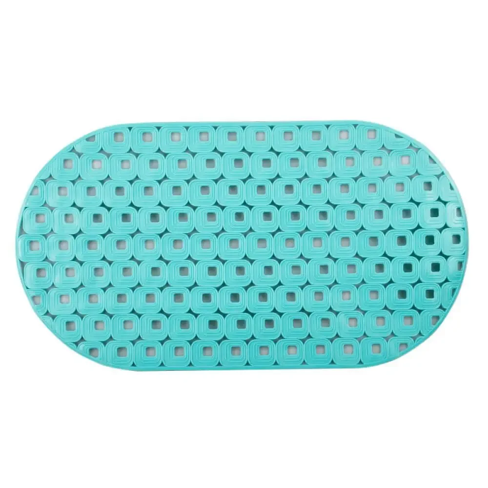 Anti-Slip Oval Bathroom Mat Strong Suction Waterproof Flooring Pad Non-Slip Bath Rug Bathroom Carpet Bathroom Accessory Hot Sale