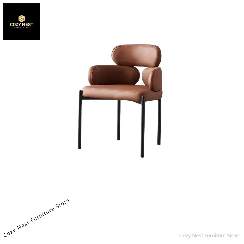Dining Chair Home Nordic Light Luxury Modern Simple Italian Minimalist High-level Designer New Negotiating Chair Hot New
