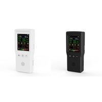 9 In 1 Air Quality Detector LCD Display PM2.5 PM10 HCHO TVOC CO CO2 AQI Temperature Humidity Air Quality Monitor