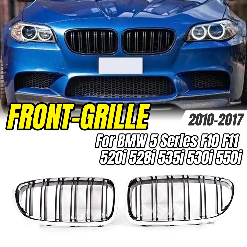 

Diamond Style Front Kidney Grilles For BMW 5 Series F10 F11 520i 528i 530i 535i 550i 2010-2017 Racing Upper Grille Car Styling