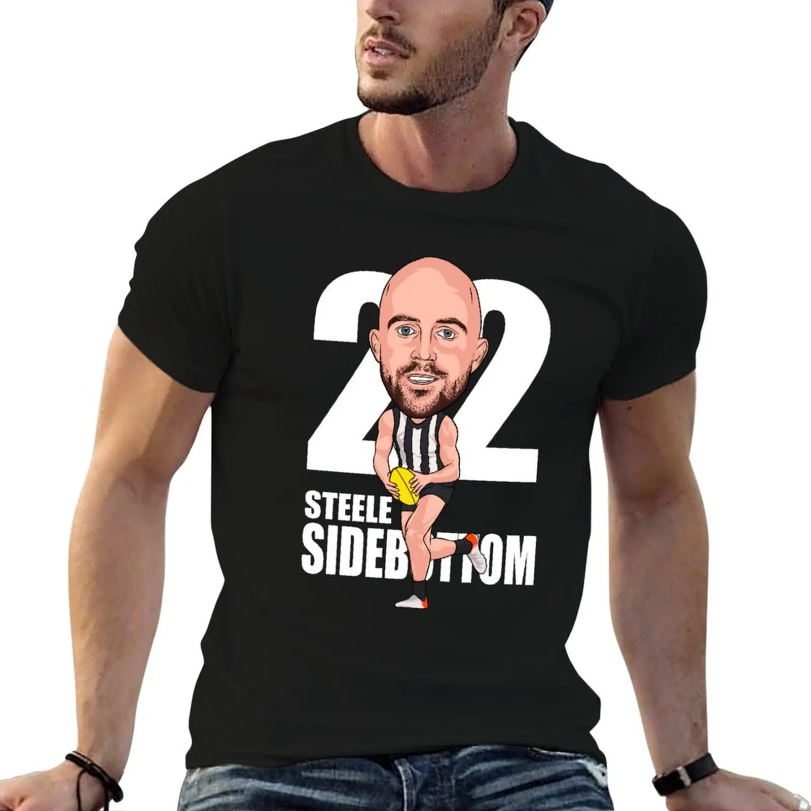 

Steele Sidebottom T-Shirt cotton t shirt pack t shirts for man graphic tees T-Shirt