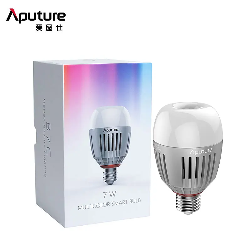 Aputure MT Pro LED RGB Tube Light B7C Photography Bulb Light AL-MC Mini Video Lighting for YouTube Video Shooting