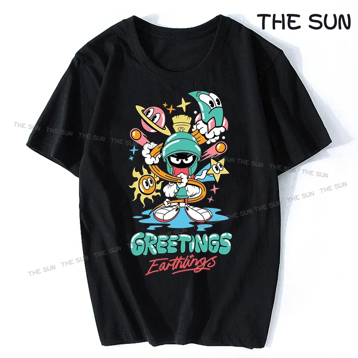 

Anime Clothes Men's Hip Hop Harajuku Casual T-Shirt Graffiti Printing Shirt Street Fashion Short Sleeve Clothing T-shirt Cotton