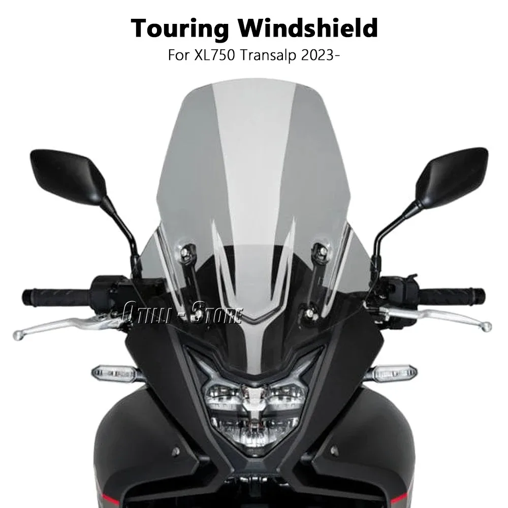 Motorcycle Accessories Windshield Wind Deflector Windscreen Windproof Hood For Honda XL750 Transalp XL 750 TRANSALP 2023 2024