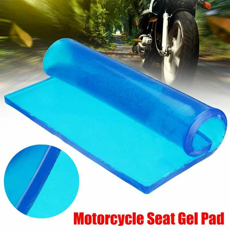 Motorbike Saddle Mat Gel Pad Soft And Cool Comfortable Motorbike Parts Shock Absorption Reduce Road Vibrations Gel Seat Pad