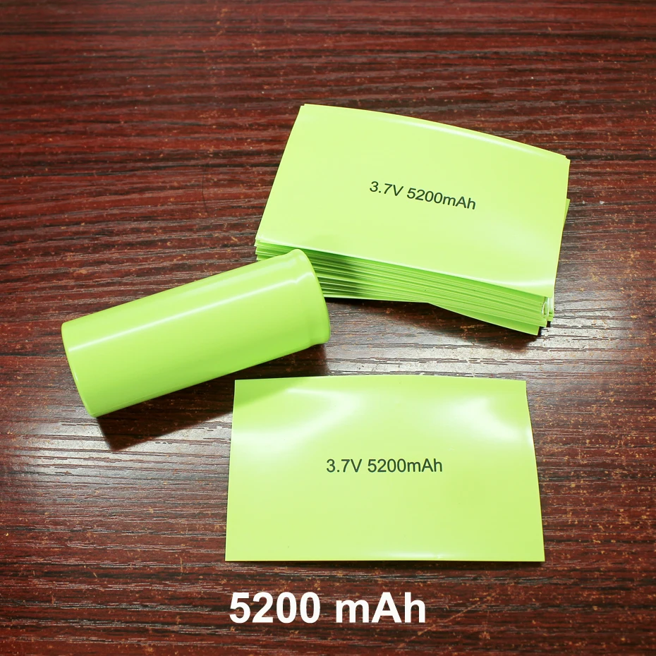 100 unids/lote batería de litio PVC piel exterior película de batería 32650 funda termorretráctil funda aislante 32700 capacidad estándar