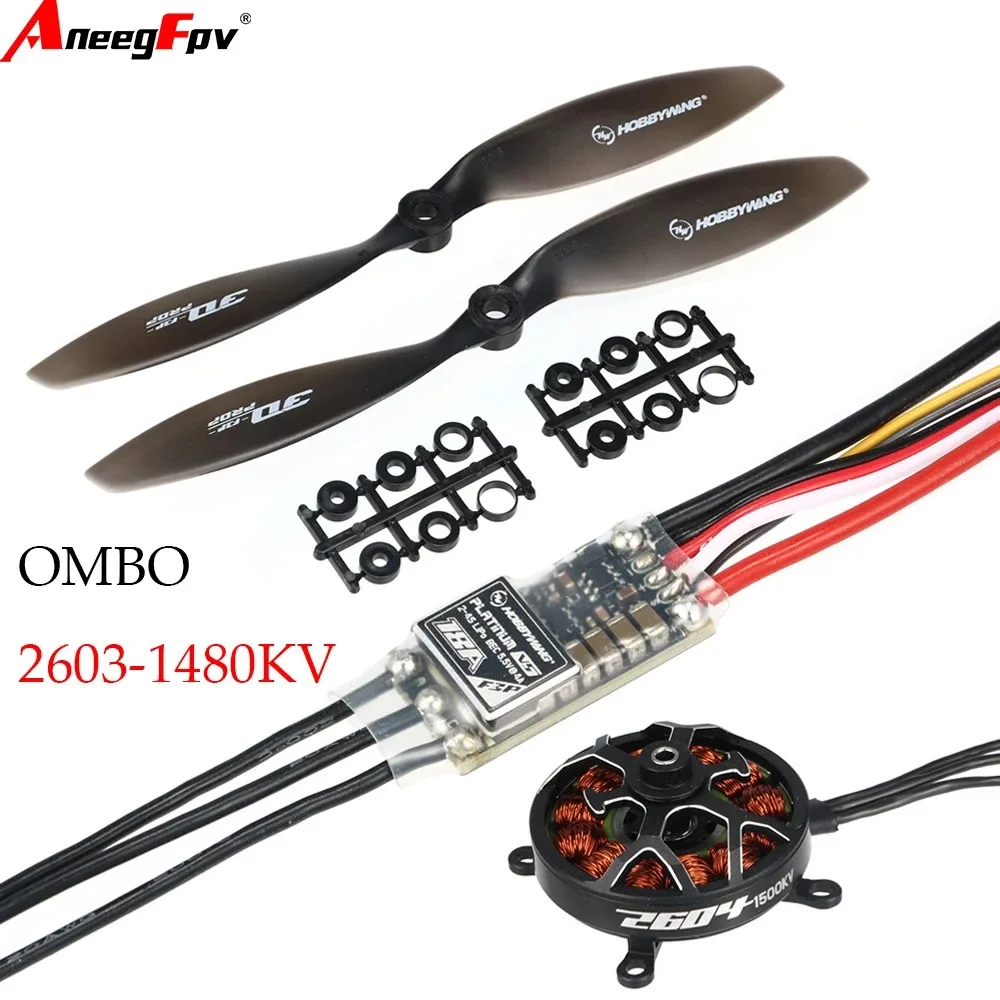 Hobbywing Platinum F3P 3D /4D 2603 1480KV Brushless Motor With 18A V5 F3P Brushless ESC For 120-320g Electric Fixed Wing DUniFly