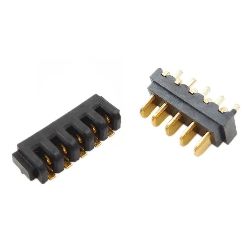 10PCS 2 3 4 5 6 7 8PIN Laptop Battery Connector Pitch 2.0MM Holder Clip Slot Contact Male and female plug 180 degree bend foot