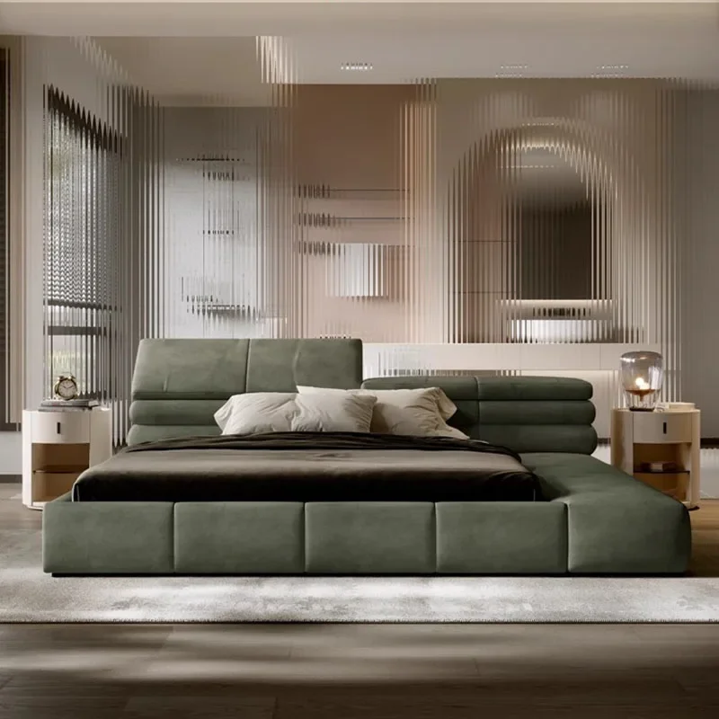 Tatami European Bed Design Girls Sleeping Wooden Floor Massage Bed Double Human Dog Modern Baby Sofa Muebles Unique Furniture