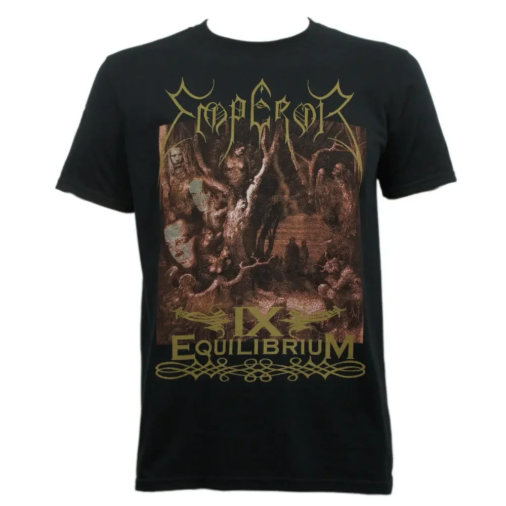 Authentic EMPEROR Band IX Equilibrium Album Cover Slim Fit T-Shirt S-2XL NEW