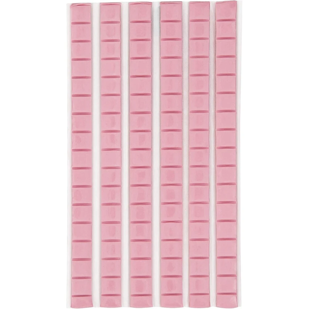 96 PCS Adhesive Poster Non-Toxic Mounting Reusable & Removable Wall Safe (Pink)