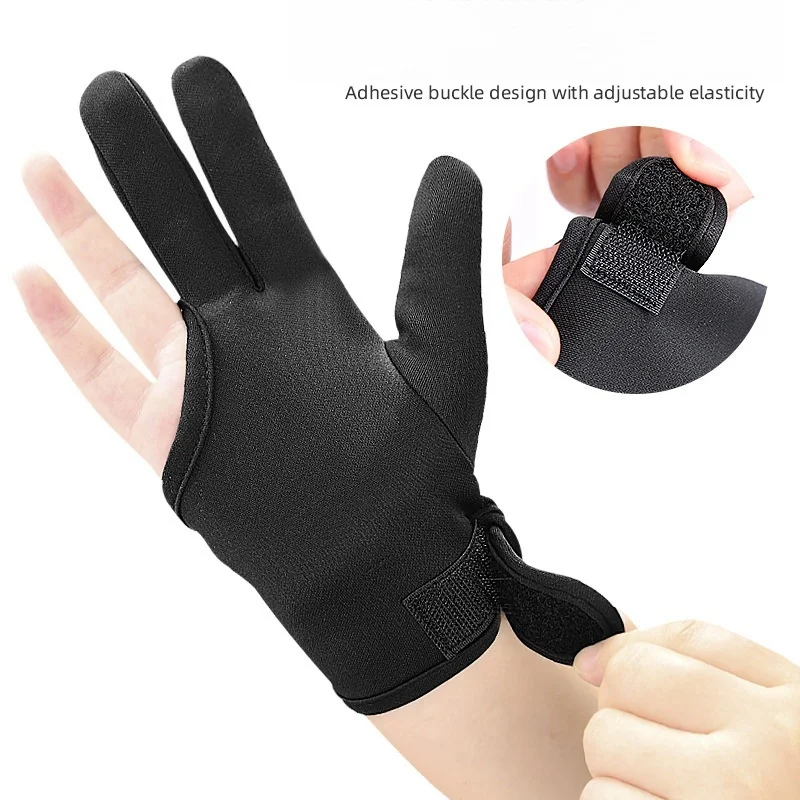 Multifunction Heat Resistant Gloves Reusable Black Cotton Gloves Use With Curling Iron Professional Hair Styling Tool