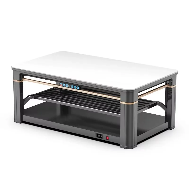 

Nanjiren Voice-Controlled Adjustable Electric Heating Table, Home Heater Table with Upper and Heating, Electric Heater