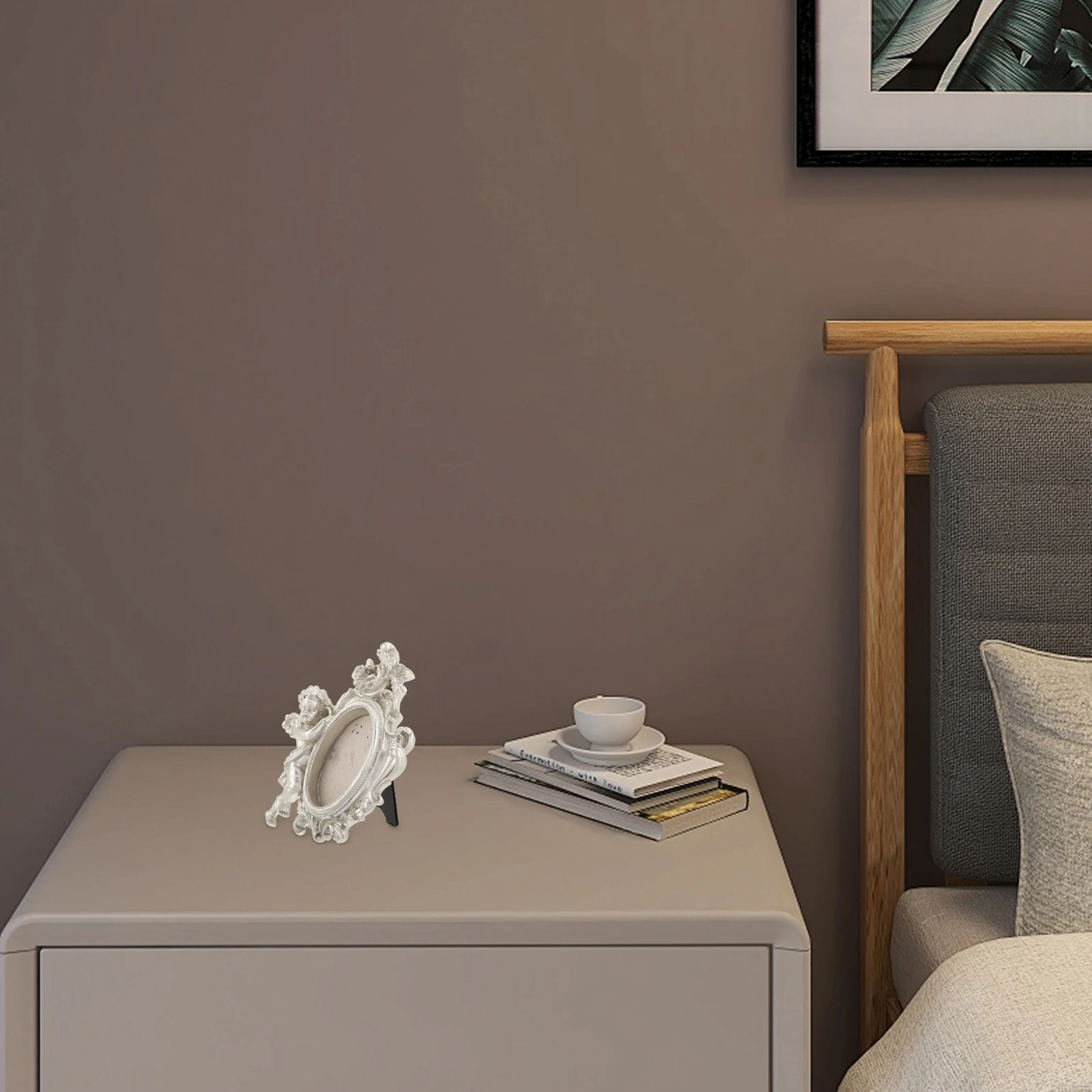 

Victorian Style Angel Resin Ornament Charming European Photo Prop Romantic Decor for Living Room Bedroom Photography Christmas