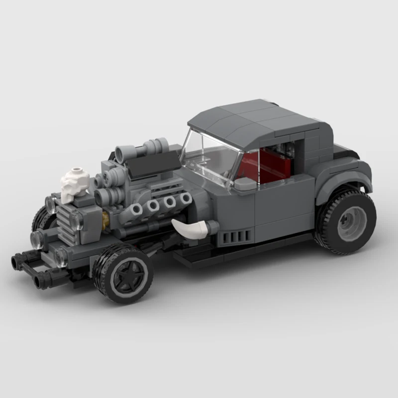 Speed Hypercar Model MOC Building Bricks Hypercar Coupe Hot Rod Modular Technology Toys Suit Gifts Holiday Assemble Display