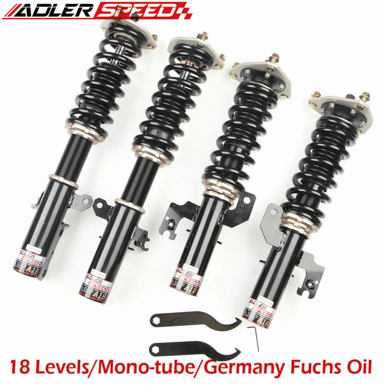 

ADLERSPEED18 Ways Adjustable Damper Coilovers Suspension Kit For 2004-2008 Toyota Solara