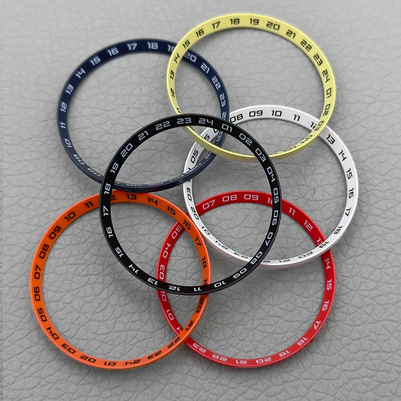 Mod 30.5mm Chapter Ring Fit for SKX007 SKX009 SRPD Watch Cases Plasticsr Inner Ring NH35 NH36 Watch Case Ring Refit Parts