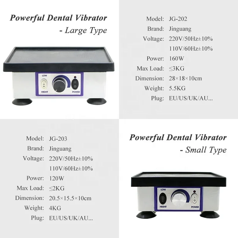 Powerful Square Gypsum Oscillator DentalS Lab Plaster Vibrator