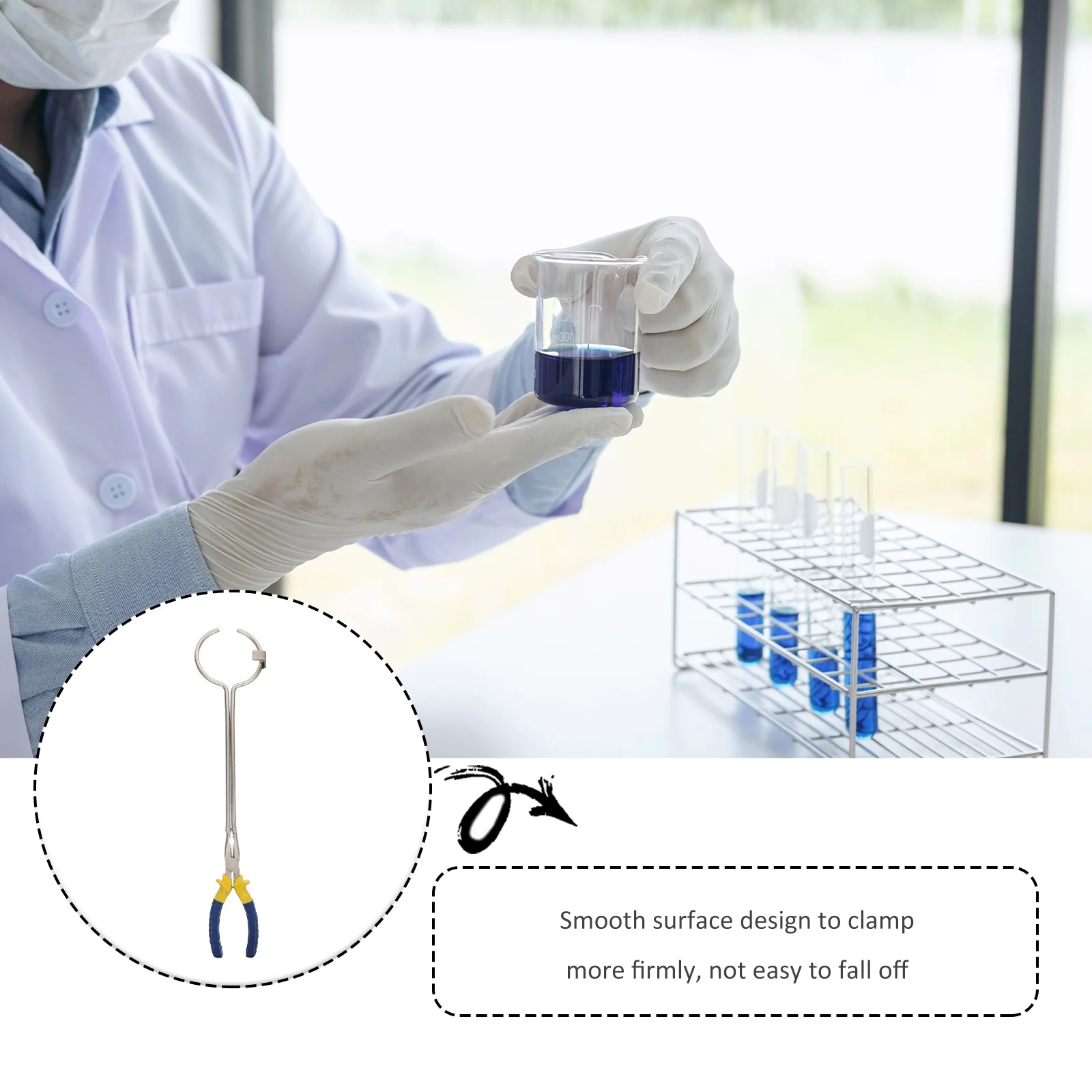 

Crucible Tong Heavy Duty Foundry Tool For Melting Gold Metal Casting Clamp Propane Furnace Plier Smelting Tool