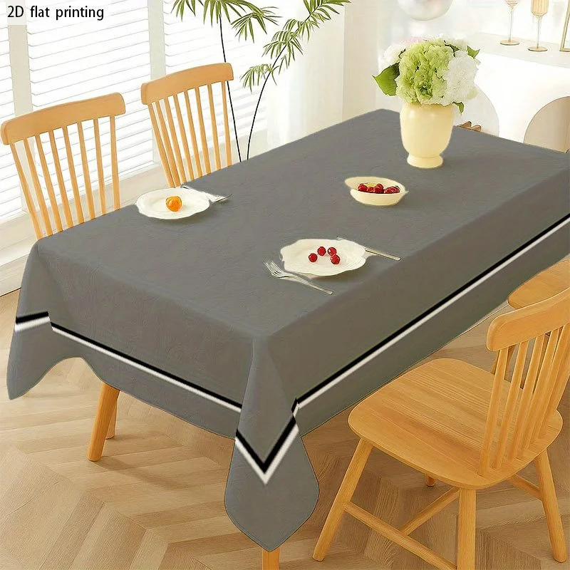[JIT] 1pc Soft, fashionable and beautiful 2D flat tablecloth. Washable and easy to clean. Yzb