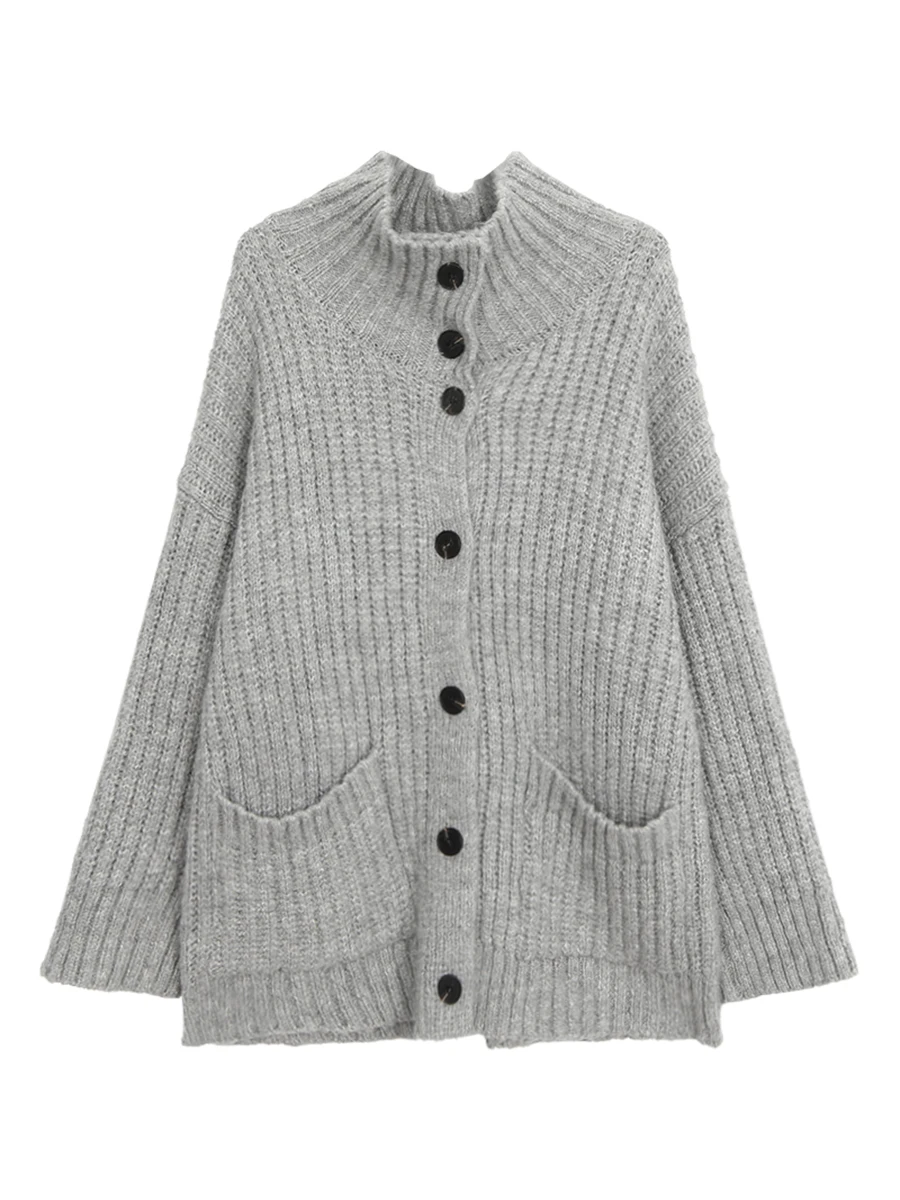 

Sli High Ne вязаный свитер пальто для женщин глаз дизайн Sensation повседневная модная осенне-зимняя верхняя одежда вязаный кардиган