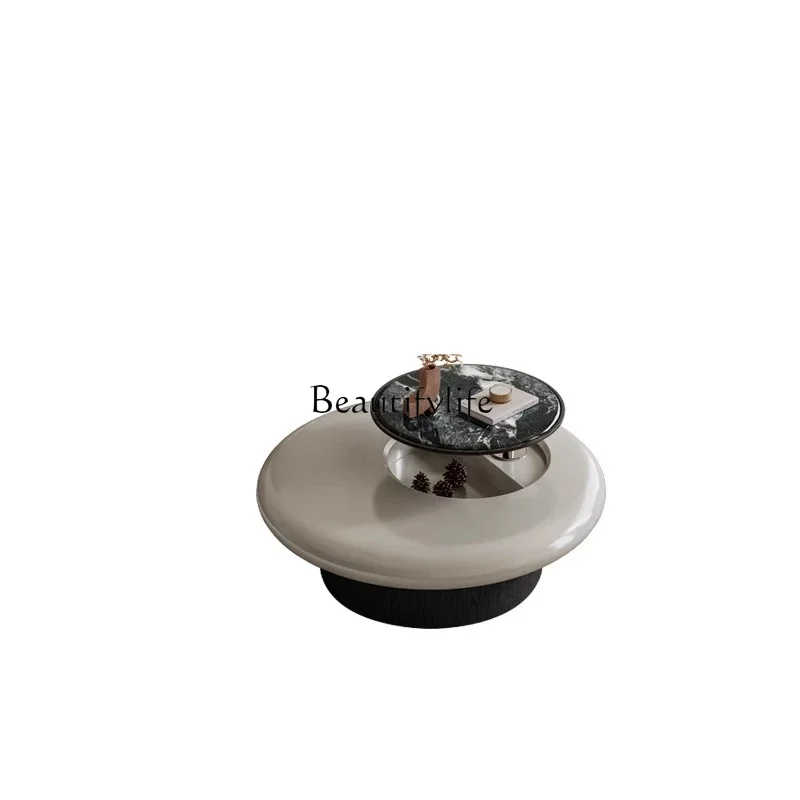 

ld 30Italian minimalist home living room coffee table lift modern simple high-grade microcrystalline stone coffee table