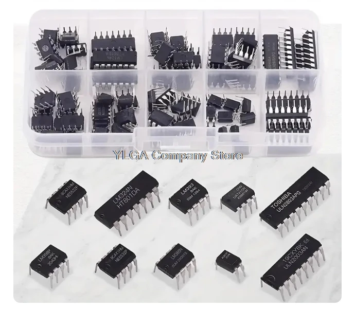 85PCS 10 specifications IC NE555 LM324 integrated circuit chip kit DIP single precision timer