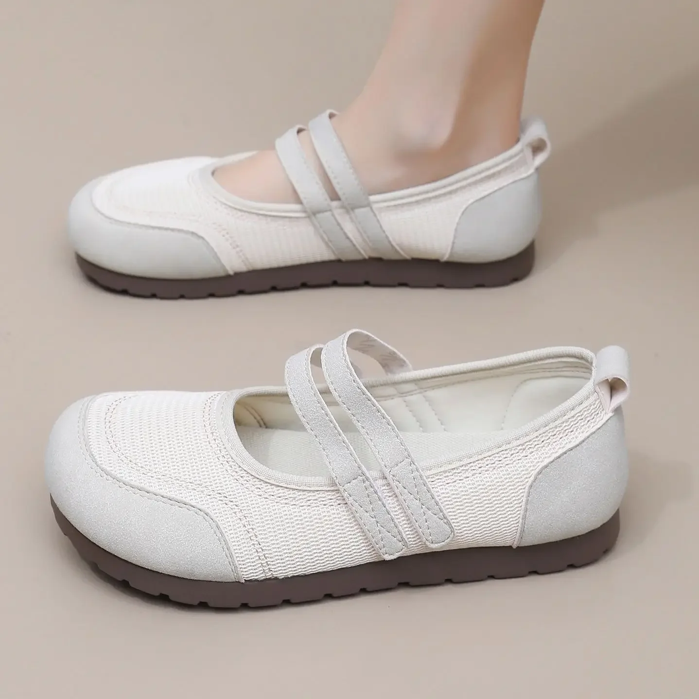 

Новое поступление 2025, дышащая женская обувь с круглым носком, удобная и элегантная модная обувь Y2k, распродажа, прогулочное предложение, женская обувь