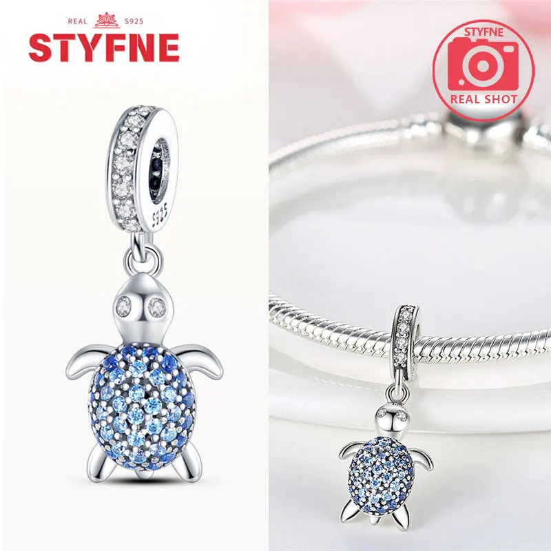 

Pendant Charm Bead 925 Sterling Silver Lovely Dreamy Turtle Beads Fit Original Bracelet for Jewelry Making Valentine's Day gift