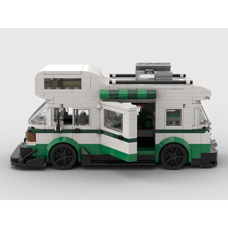 577-Piece Outdoor Camping RV Model (MOC) – Creative Educational Building Block Gift for Kids view 4