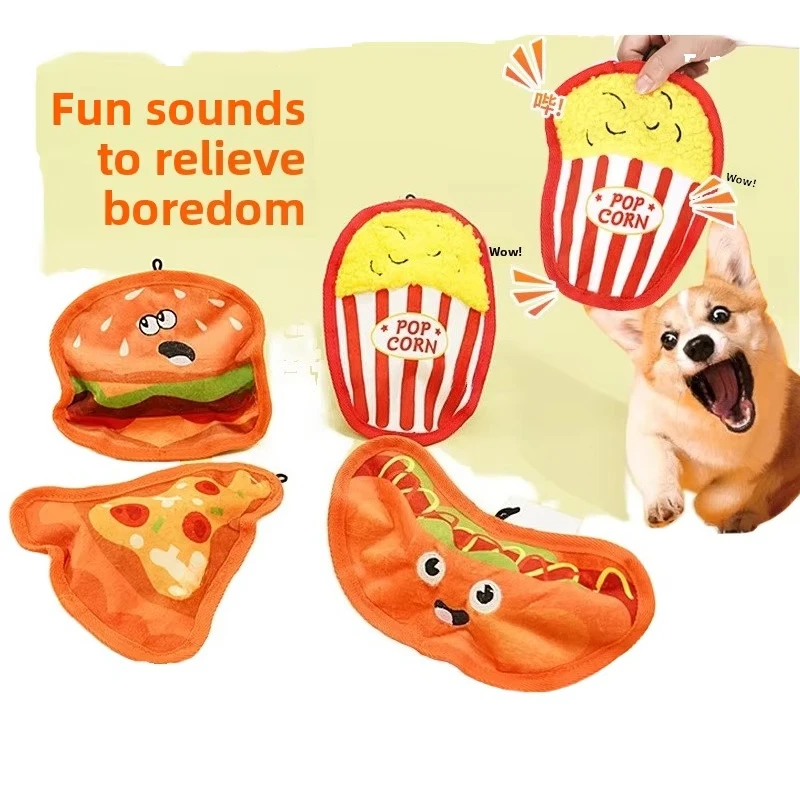 

Cartoon squeaky dog toy, durable, bite-resistant, waterproof and environmentally friendly, self-entertainment and boredom