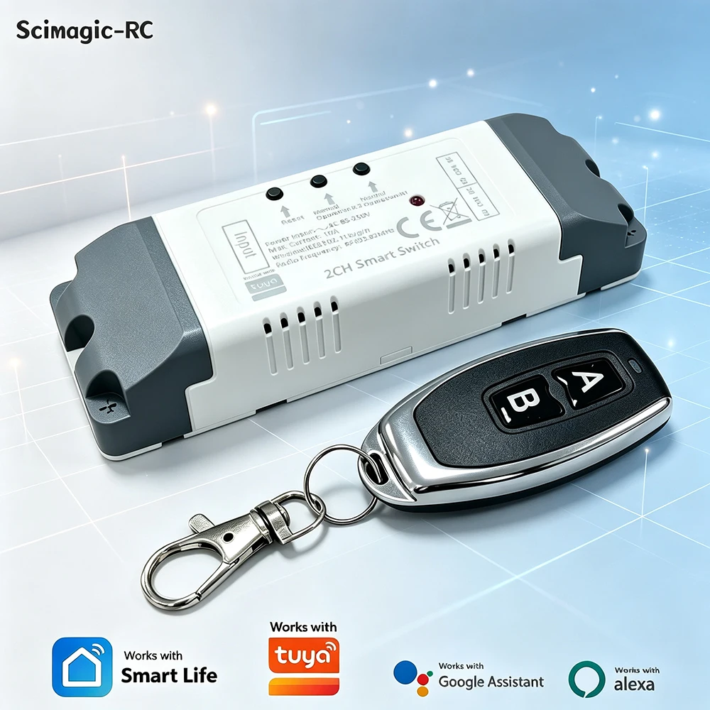 433Mhz Receiver Module - 2 Channel Wifi Smart Motor Driver
