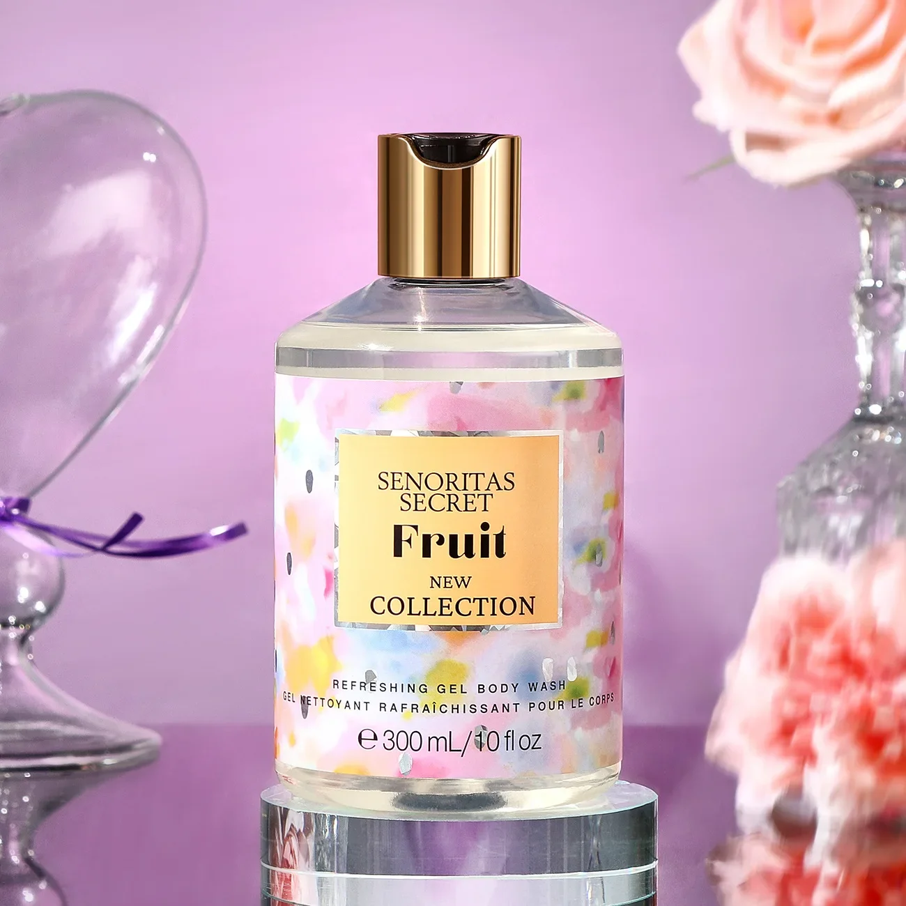 바디 פר시 300ml Pachnący żel pod prysznic Velvet Petals Water KissLasting Fragrance Secret Words of Love Perfume Hombre Body Wash 바디워시