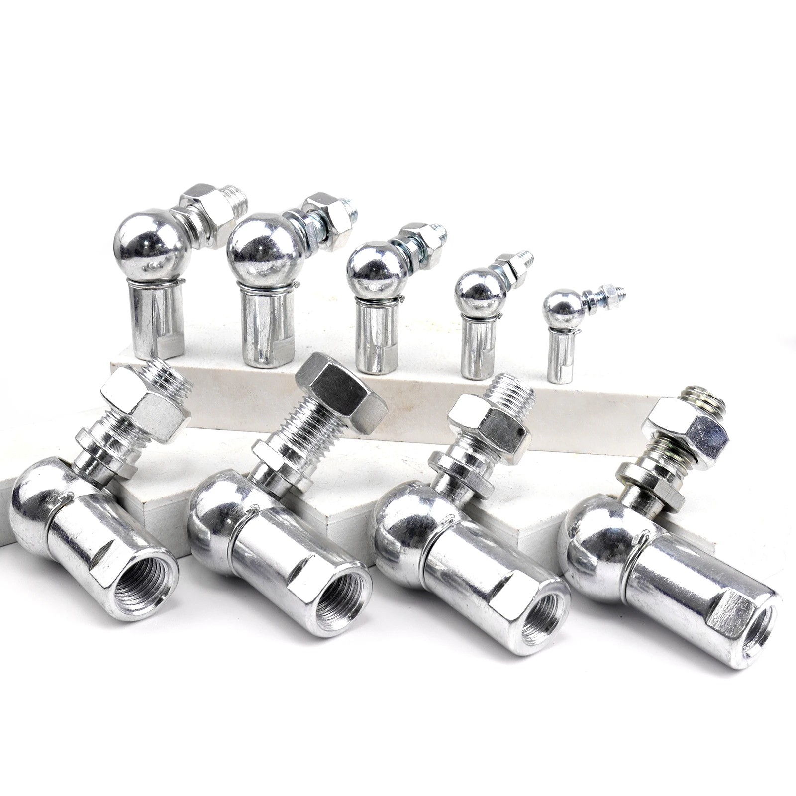 1pc Ball Joint Rod Ends Bearing Right Thread Universal Joint Ball Head CS8/CS10/CS13/CS16 M5 M6 M8 M10 M12 M14 M16