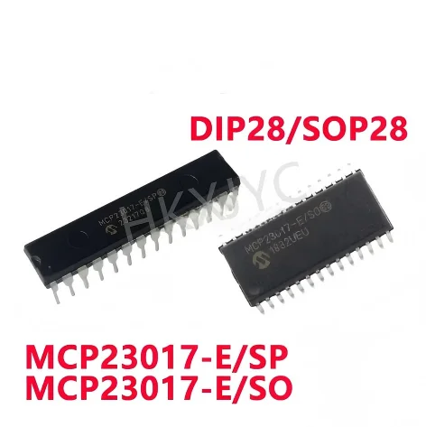 2-10PCS New MCP23017 MCP23017-E/SP MCP23017-E/SO DIP-28 SOP28 expander chip In Stock